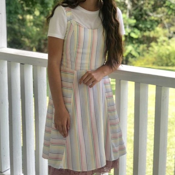 SO Women's Striped Mini Dress - Picture 1 of 9